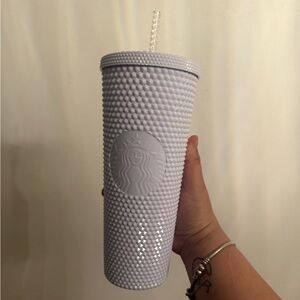 Starbucks Lavender Textured Tumbler with Straw
